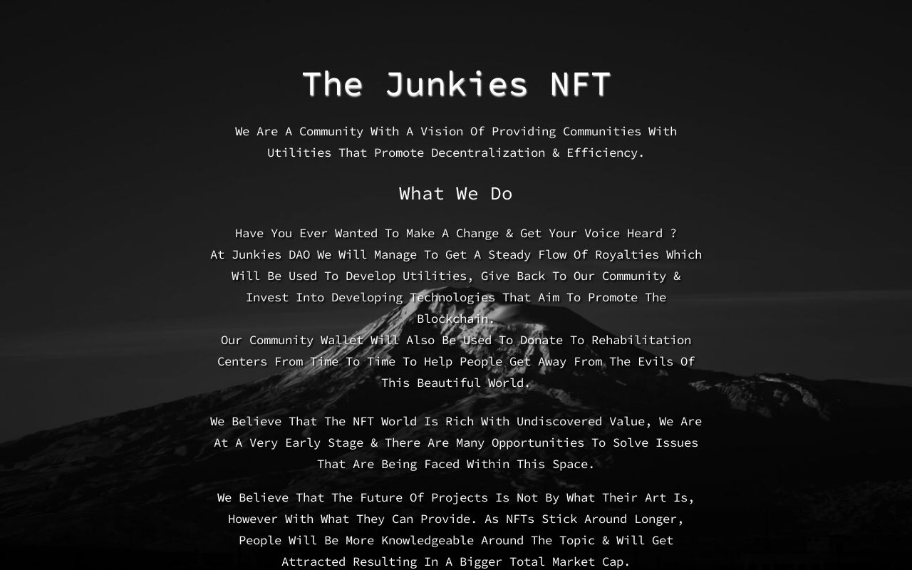 Carrd profile picture for @junkies